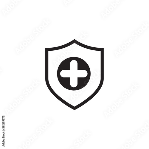 Medical shield symbol