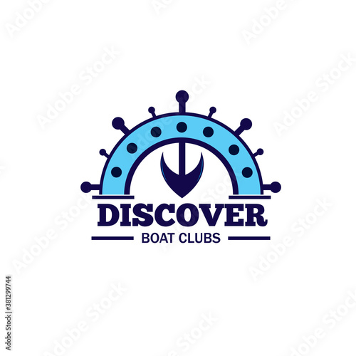 Logo design for boat clubs ship making company boat training institute