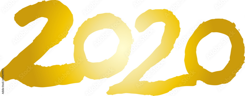 This is a illustration of New Years cards 2021 character with a brush This is a illustration of New Years cards 2021 character with a brush