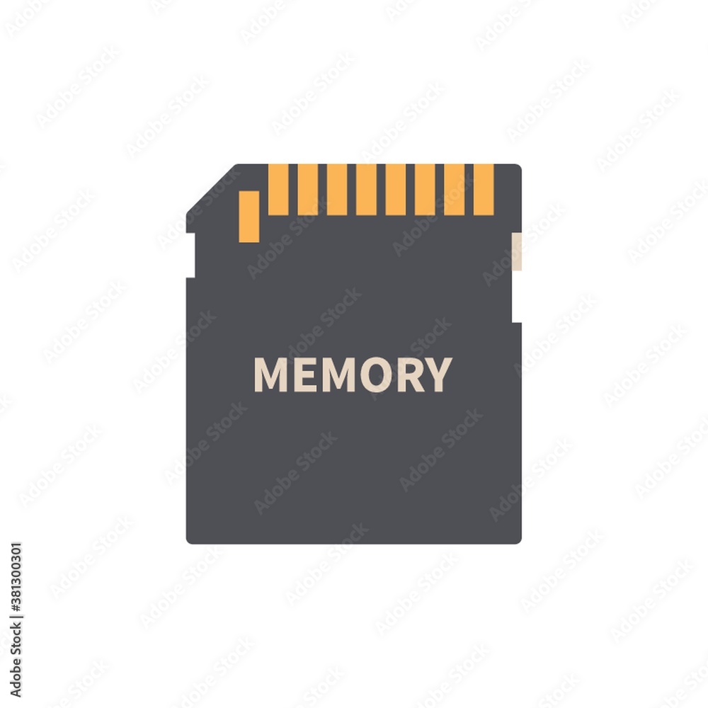 Naklejka premium Memory card