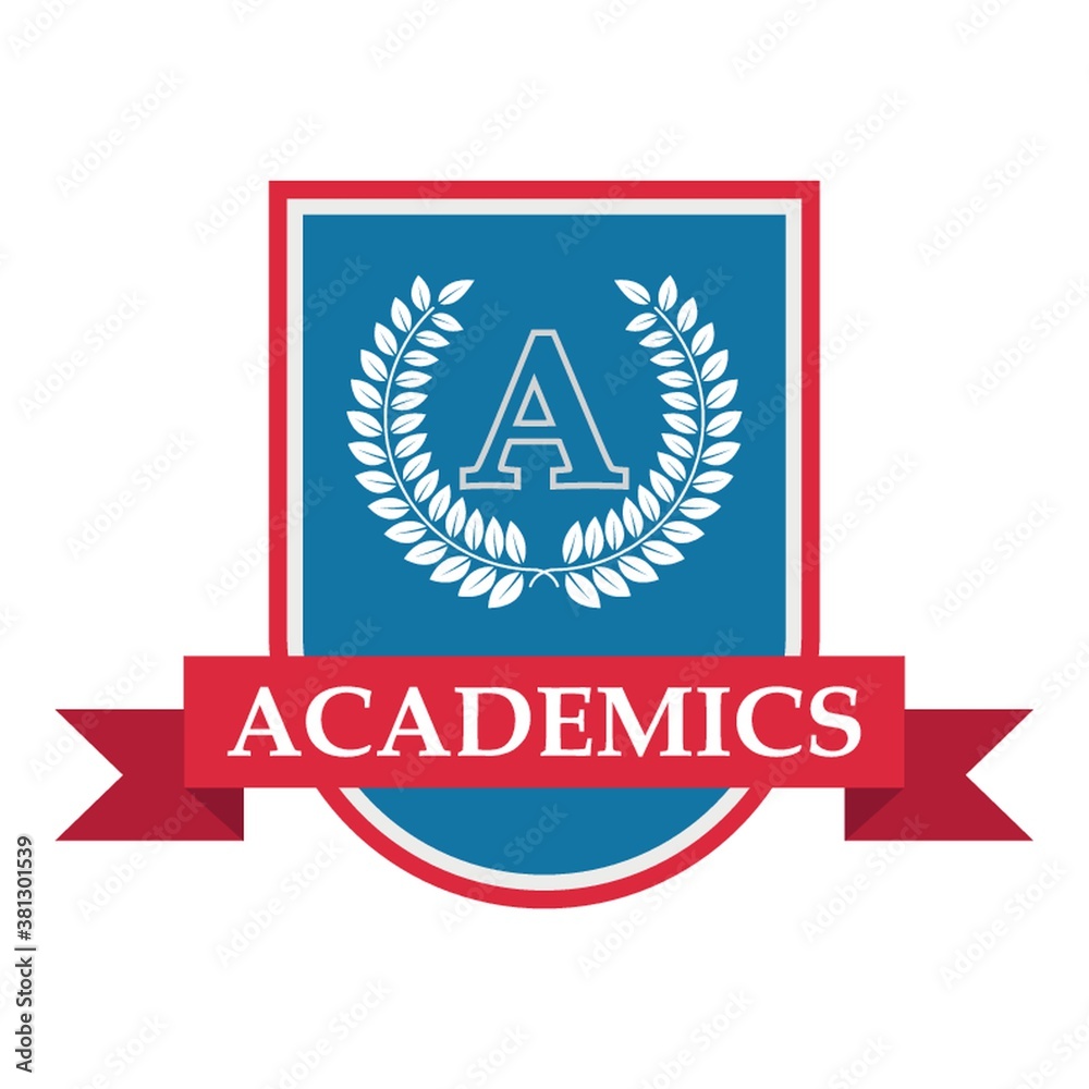 Fototapeta premium academics logo element