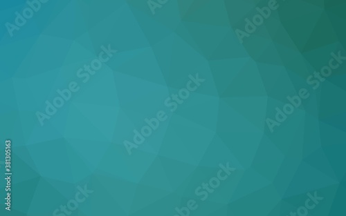 Light BLUE vector polygonal pattern. Brand new colorful illustration in with gradient. Template for your brand book.