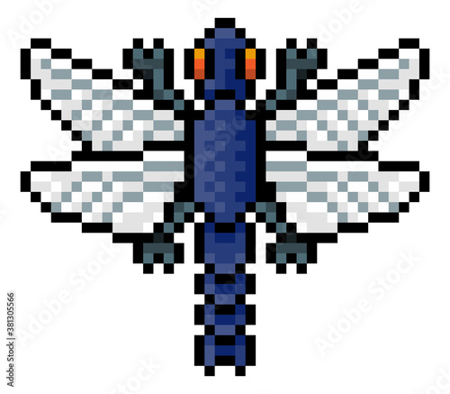 A dragonfly bug insect pixe...