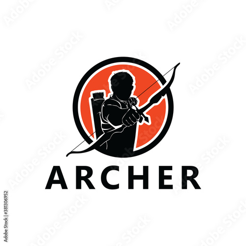 Archer Logo Template Design Vector