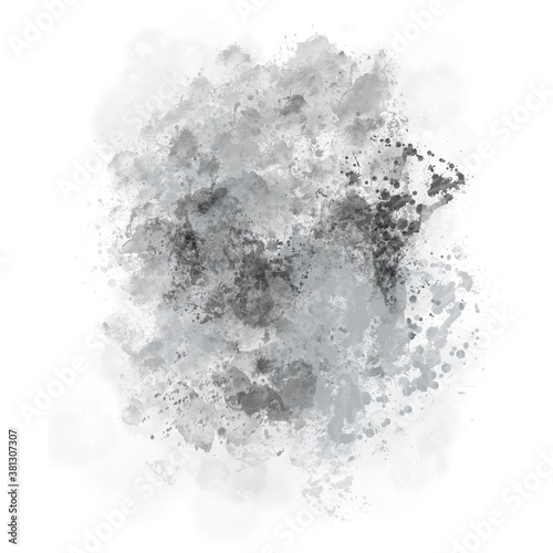 Grey Texture Background Hand Drawn Illustration 