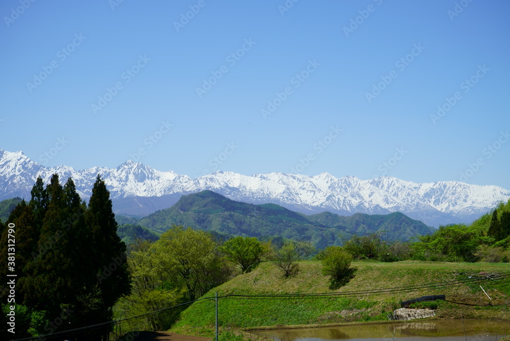 View the Northern Alps of Japan