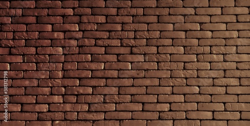 red brick wall