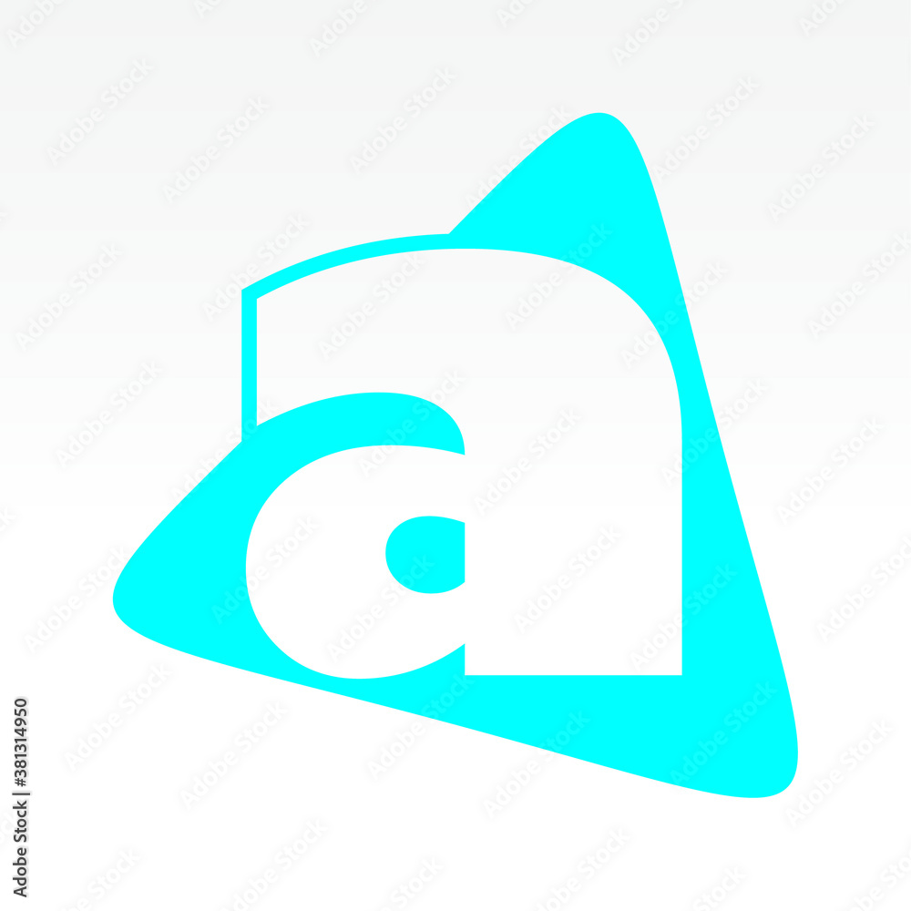 Vector illustration Initial Letter A abstract technology logo. Typography digital space concept. Vector illustration Initial Letter A abstract technology logo. Typography digital space concept.