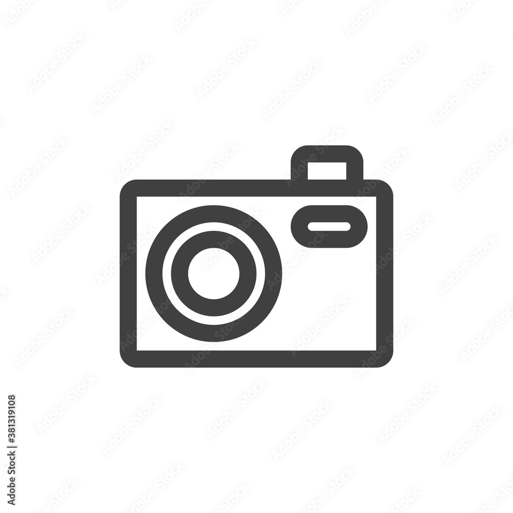 Photo Camera line icon. linear style sign for mobile concept and web design. Camera outline vector icon. Symbol, logo illustration. Vector graphics Photo Camera line icon. linear style sign for mobile concept and web design. Camera outline vector icon. Symbol, logo illustration. Vector graphics