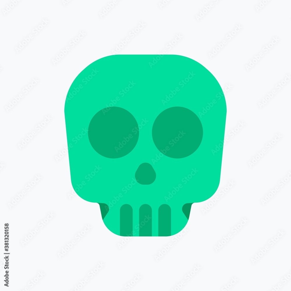 Skull Icon. Medical Icon. Perfect for website mobile app presentation and any other projects. Icon design flat style Skull Icon. Medical Icon. Perfect for website mobile app presentation and any other projects. Icon design flat style