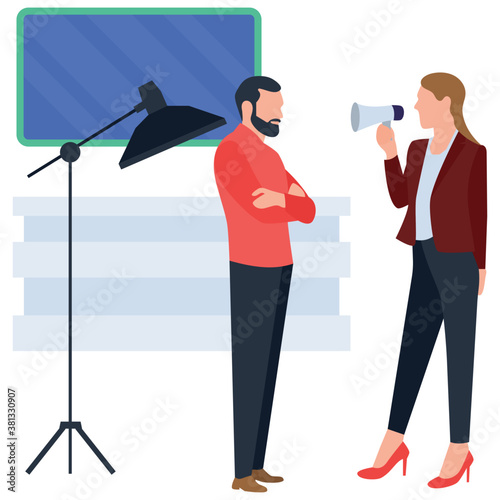
Mass media illustration vector 
