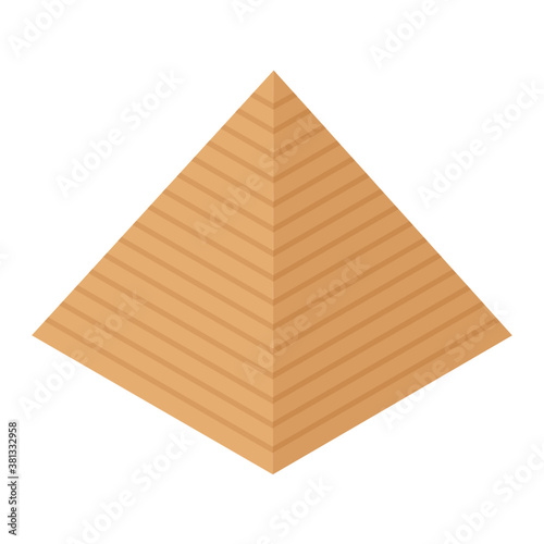  Egyptians landmark  pyramid illustration  