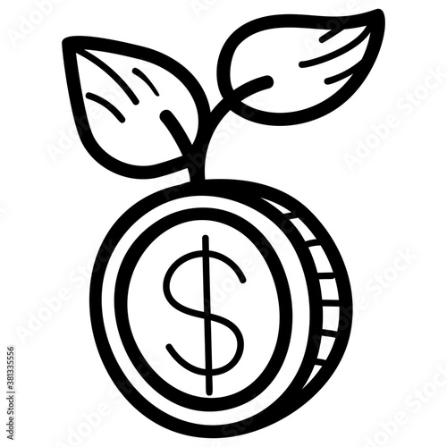 Money Growth Drawing 