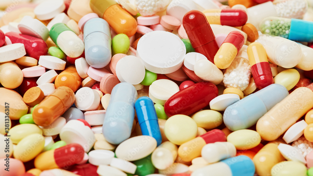 Medicine and medication header background Medicine and medication header background
