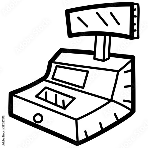 Cash Register Vector 