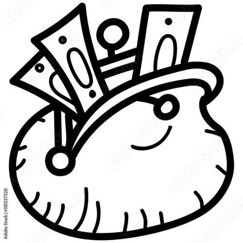 Cash Bag Vector 