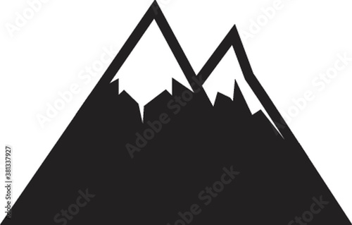 snow-capped mountains