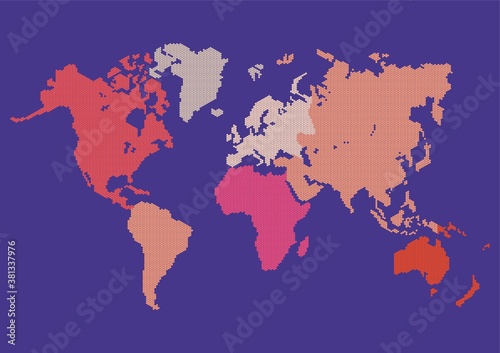 world map design