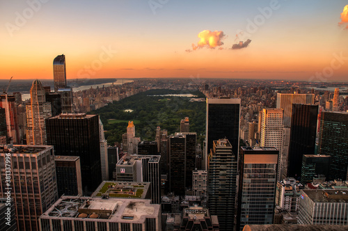 Central Park at Sunset