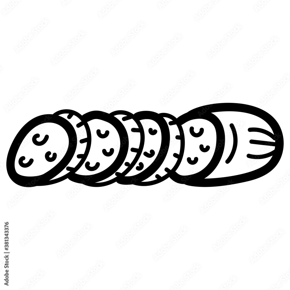 Potato Stick Drawing Potato Stick Drawing