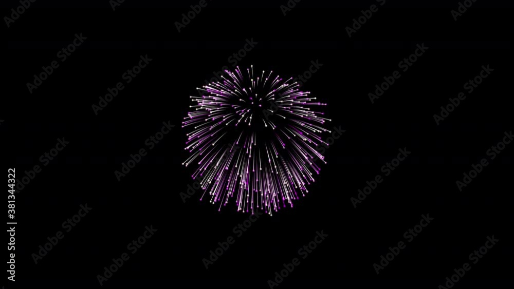 Merry Christmas and happy new year festival. fireworks celebration, happy new year 2021