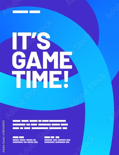 Poster design with dynamic spiral shape for sport event, competition or championship. Sport background.