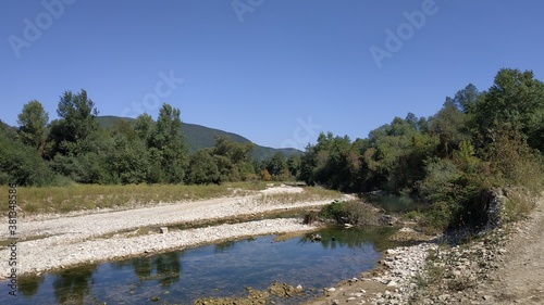 river in the mountains
