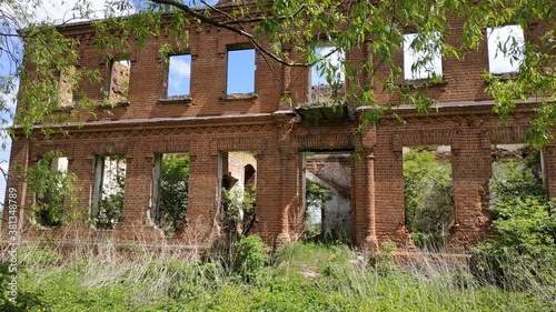 the ruins of the old school
