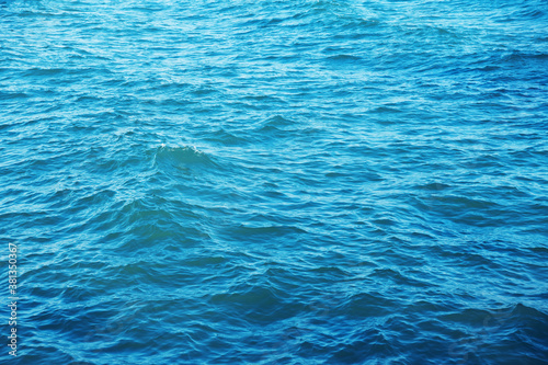 blue water background with ripples © nata777_7