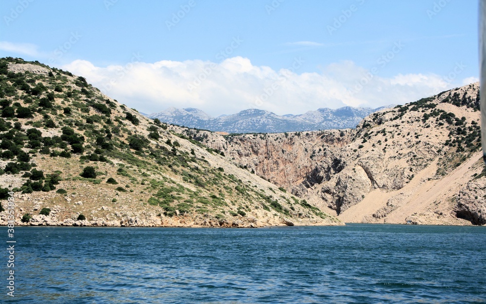 boating the Zrmanja , also known as Winnetou river, Croatia