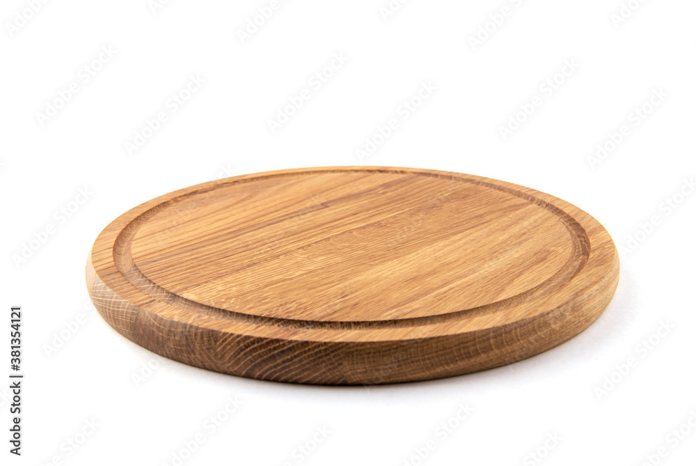 Pizza board isolated on white background. Pizza board isolated on white background.