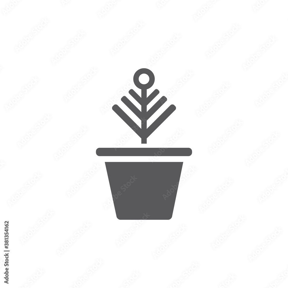 Plant pot icon. Vector signs for web graphics. Plant pot icon. Vector signs for web graphics.