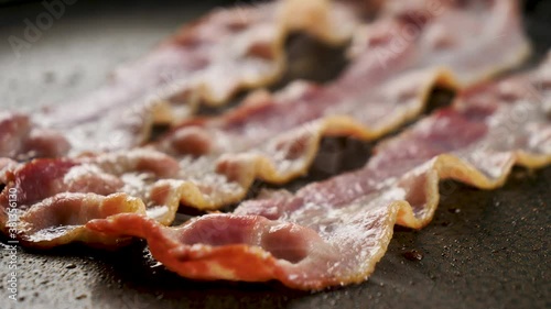 frying bacon