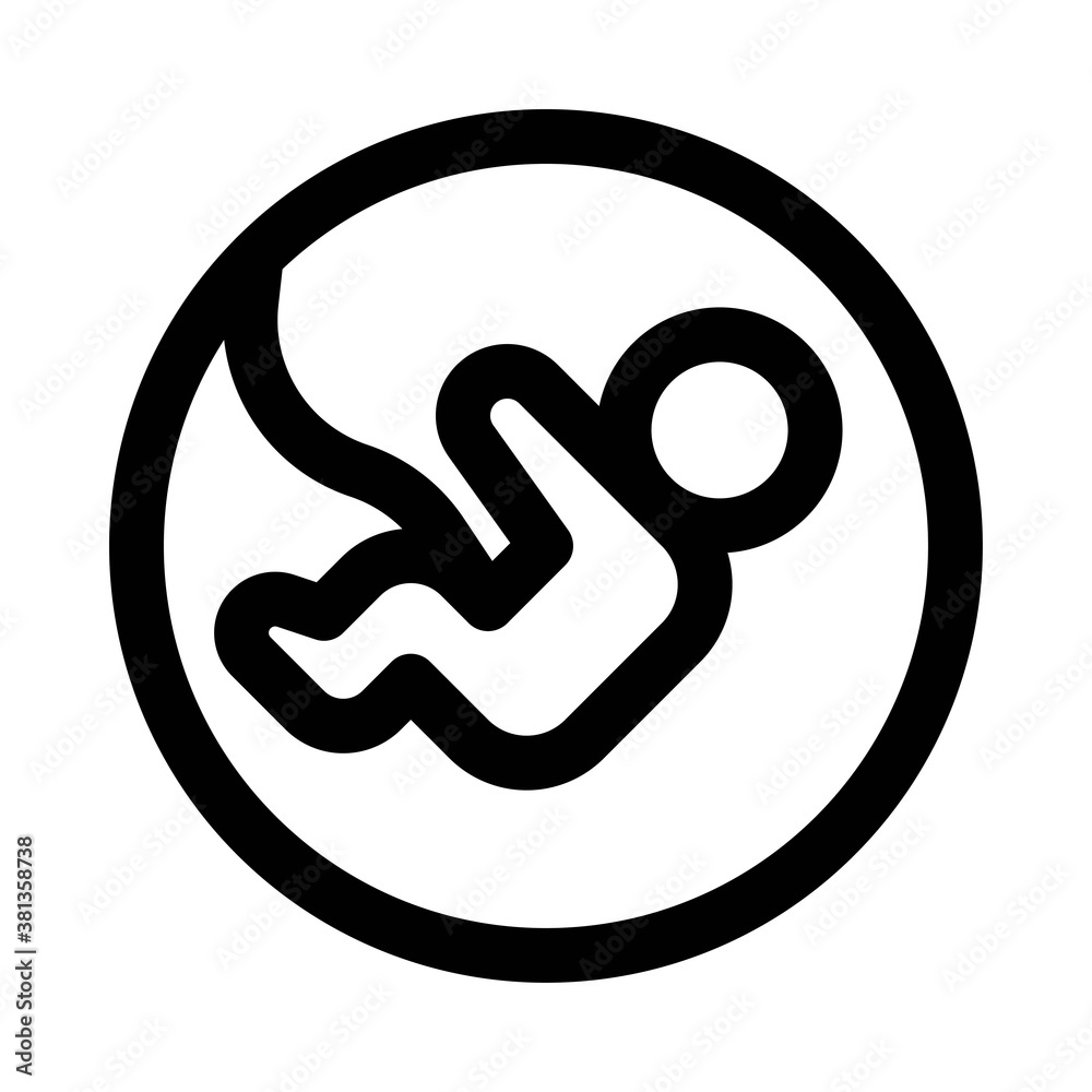 virus transmission related pregnancy or born baby vector in lineal style, virus transmission related pregnancy or born baby vector in lineal style,