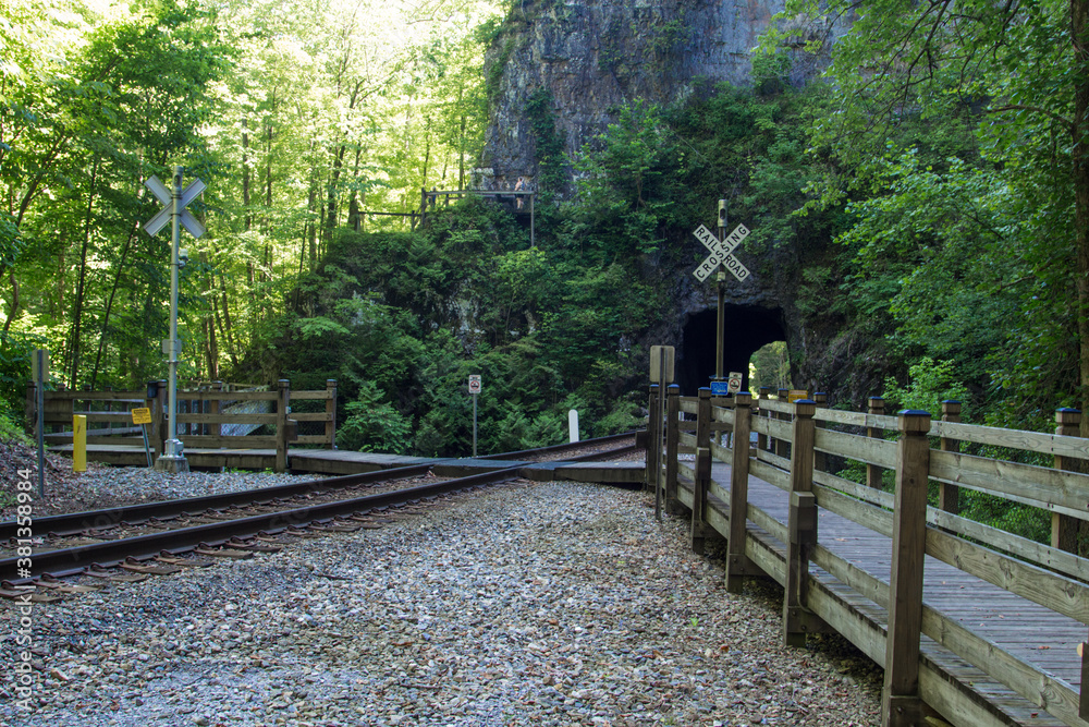 Natural Tunnel railroad tunnel is the namesake and centerpiece of the Natural Tunnel State Park in state of Virginia. Natural Tunnel railroad tunnel is the namesake and centerpiece of the Natural Tunnel State Park in state of Virginia.