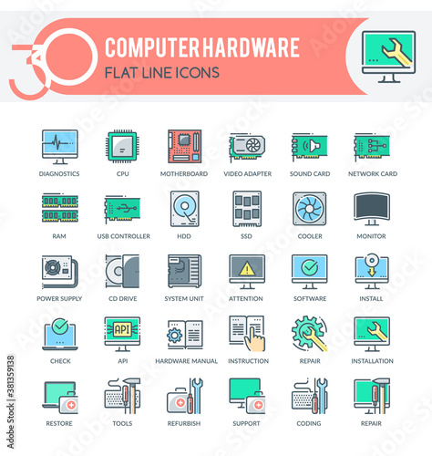 Computer Hardware Icons