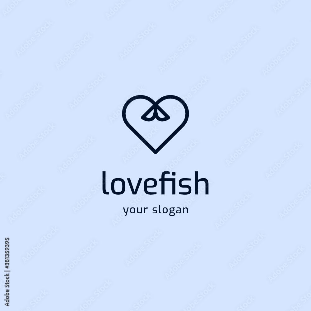 Simple Fish Logo Vector Template suitable for restaurant, fisherman, fishing club, or food compay logo