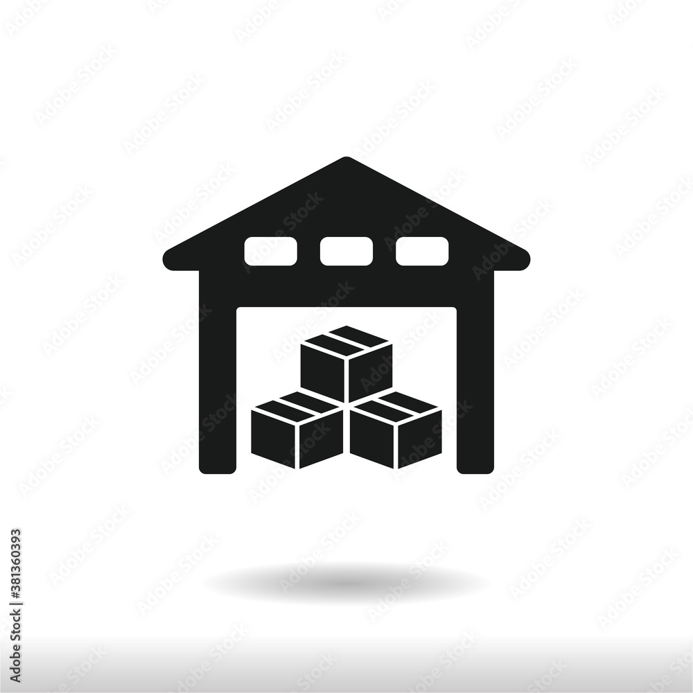 Warehouse icon vector eps 10 Warehouse icon vector eps 10