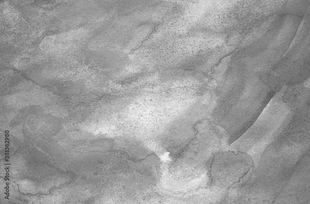 Naklejka premium Grey abstract background in watercolor