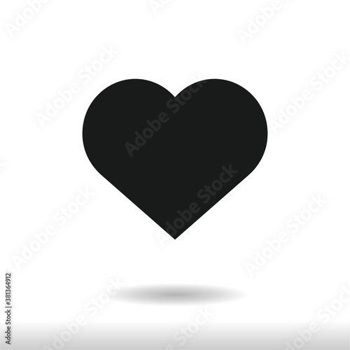 Wallpaper Mural Heart icon vector . Like sign Torontodigital.ca