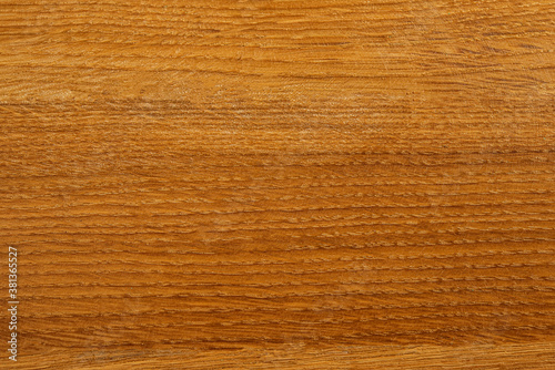 Treated oak wood surface, textured pattern.