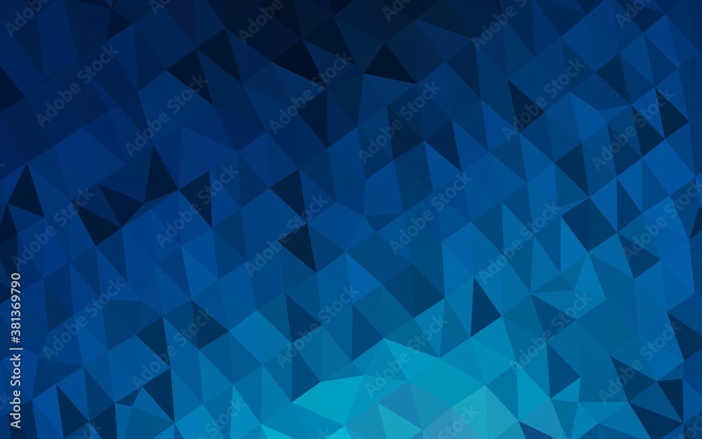 Dark BLUE vector abstract mosaic backdrop. Brand new colorful illustration in with gradient. Completely new template for your business design. Dark BLUE vector abstract mosaic backdrop. Brand new colorful illustration in with gradient. Completely new template for your business design.