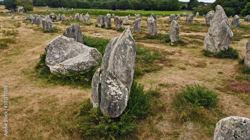 Kermario stones alignments Carnac Stones Brittany France