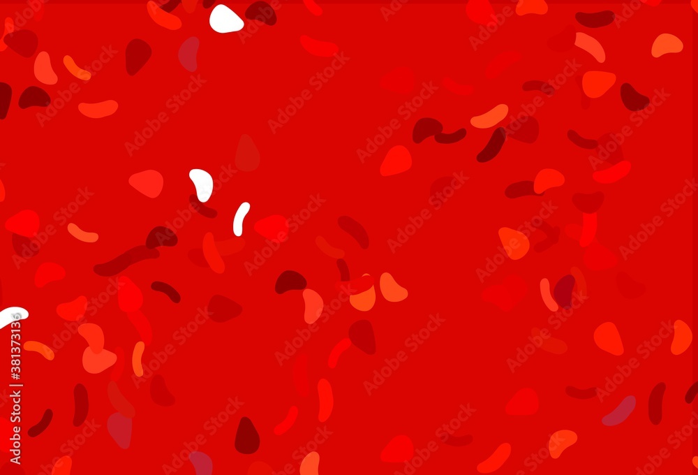 Light Red vector background with abstract forms. Light Red vector background with abstract forms.
