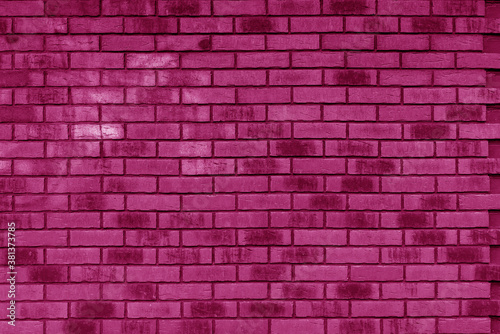 Red brick wall. Interior of a modern loft. Background for photo and video filming. The facade of a brick building.