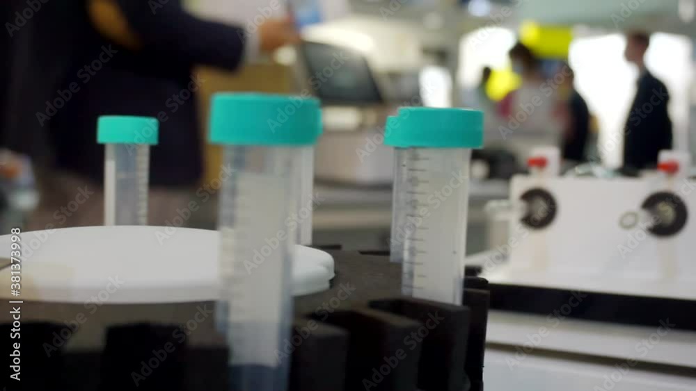transparent glass test tubes filled with liquid. close-up. transparent glass test tubes filled with liquid. close-up.