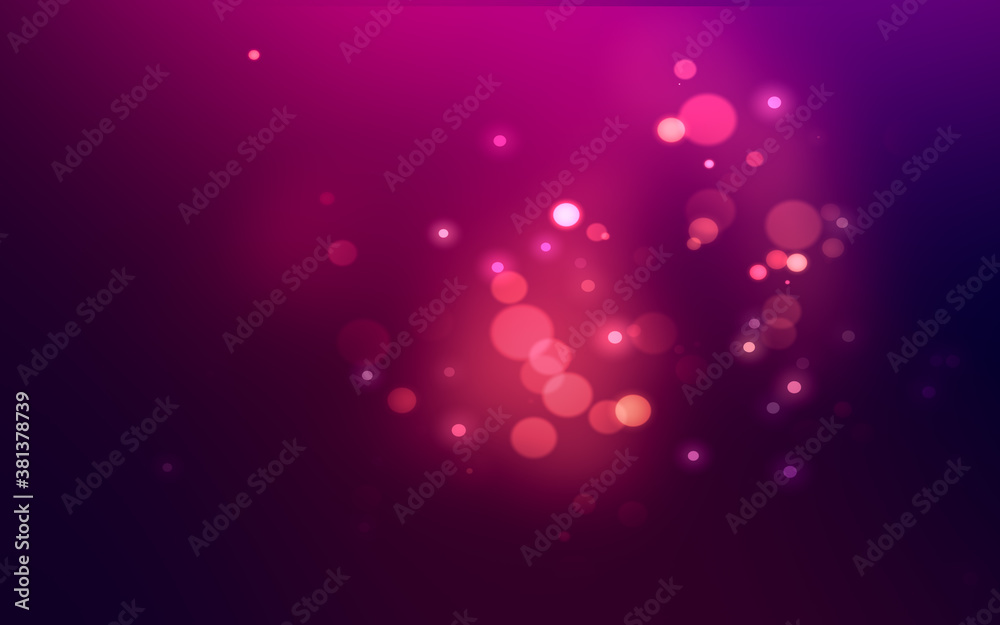 Luxury red purple bokeh blur abstract background with lights for background and wallpaper Christmas,vintage.