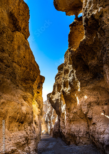 Landscape in the Sesriem Canyon in the Namib-Naukluft National Park in Namibia