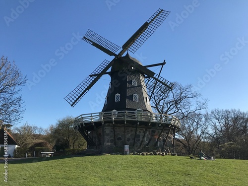 dutch windmill in the country