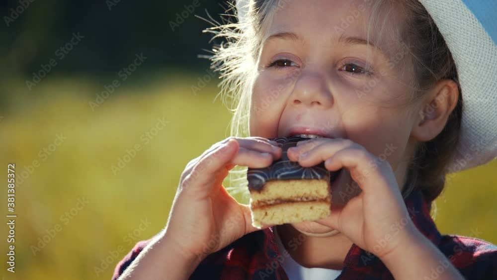 little baby girl eating cake close-up face. happy family child kid eating dream concept. child eating chocolate brownie cake. baby eating sweets close-up face lifestyle little baby girl eating cake close-up face. happy family child kid eating dream concept. child eating chocolate brownie cake. baby eating sweets close-up face lifestyle